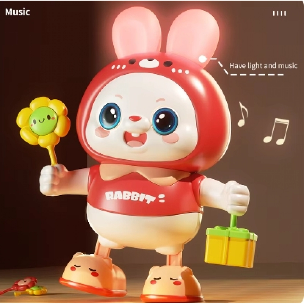 Children Cute Rabbit Electronic Toy Pet With Music Light Animal Game Frog Walking Dance Moving Kid Toys 3 Year Gifts